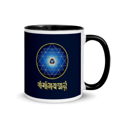 Maha Mantra Yantra Orb Standard Mug with Accents
